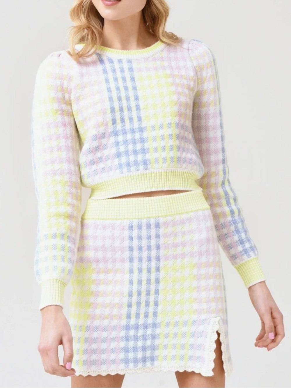 LOVESHACKFANCY Dolana Crop Pullover